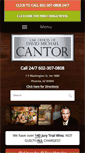 Mobile Screenshot of cantordruglawyers.com